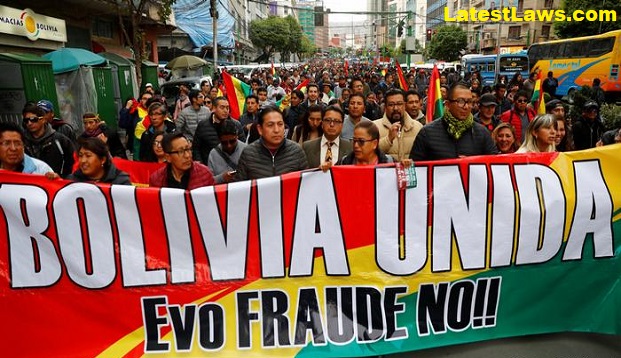 Bolivia Protest, pic by: Deutsche Welle