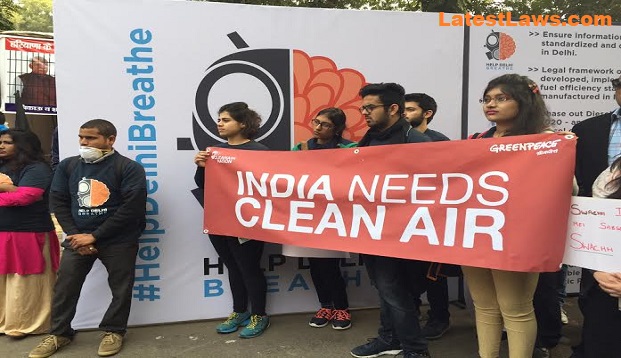 Delhi Air Pollution Protest, pic by: Scroll.in