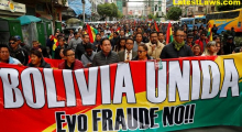 Bolivia Protest, pic by: Deutsche Welle