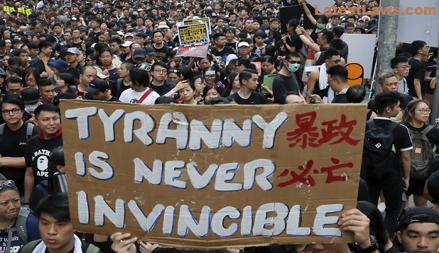 Hong Kong Protests, pic by: Associated Press