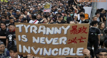 Hong Kong Protests, pic by: Associated Press