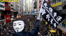 Hong Kong Protest, pic by: The Washington Post