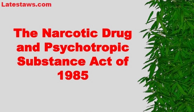 Narcotic Drugs and Psychotropic Substances Act, pic by: slideshare.net