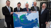 Israel’s gas pipeline project to Europe, pic by: 112.international