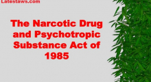 Narcotic Drugs and Psychotropic Substances Act, pic by: slideshare.net