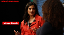 Twitter Lawyer Vijaya Gadde, pic by: Washington Post