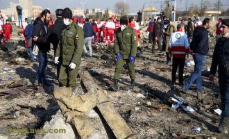 Ukraine Plain Crash, pic by: Voice of America