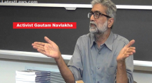 Activist Gautam Navlakha, Pic by: The Wire