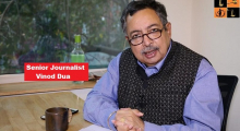 Senior Journalist Vinod Dua, pic by: The Wire