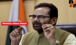 Mukhtar Abbas Naqvi, pic by: Deccan Herald