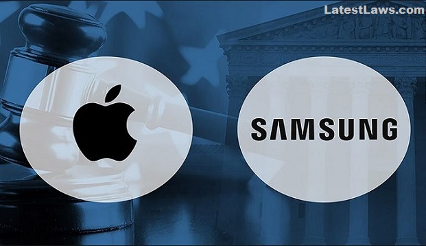 Apple and Samsung, pic by: Patently Apple