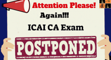 CA Exam Postponed ICAI, pic by: Parag Gupta Classes