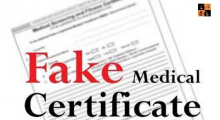 Fake medical certificate.jpg, pic by odishatv