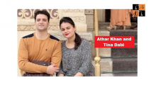 Athar Aamir Khan and Tina Dabbi.jpg