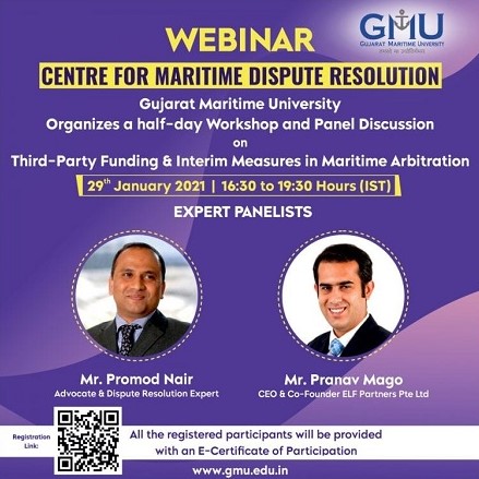 Workshop and Panel Discussion on Third-Party Funding and Interim Measures in Maritime Arbitration.jpeg