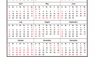 Calcutta High Court Calendar, 2021