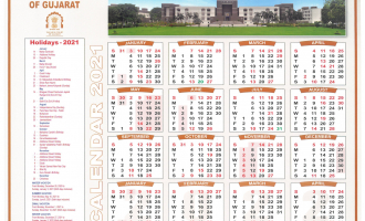 Gujarat High Court Calendar, 2021