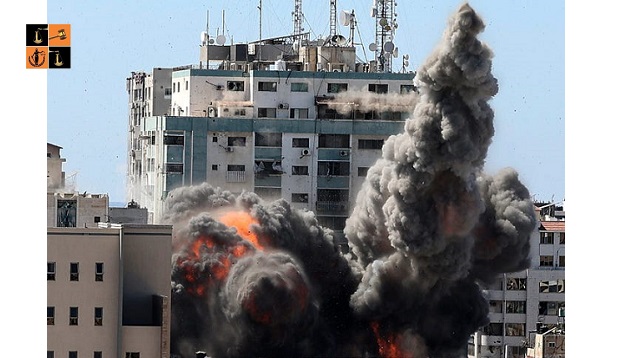 Air Strike on Media House in Gaza- Palestine.jpg