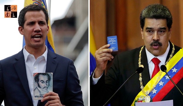 Venezuelan Opposition Leader, Guaido and Nicolas Maduro.jpg