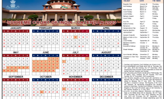 Supreme Court Calendar, 2023