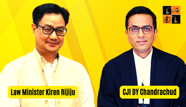 Law Minister Kiren Rijiju, CJI DY Chandrachud.png