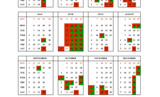 Delhi High Court Calendar, 2024