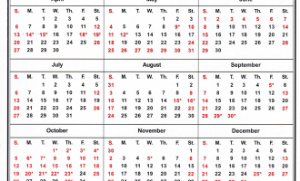 Calcutta High Court Calendar, 2025